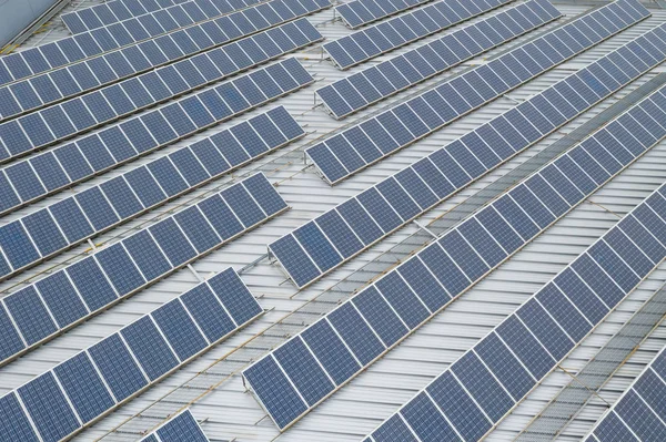 Solární Panel Střeše — Stock fotografie