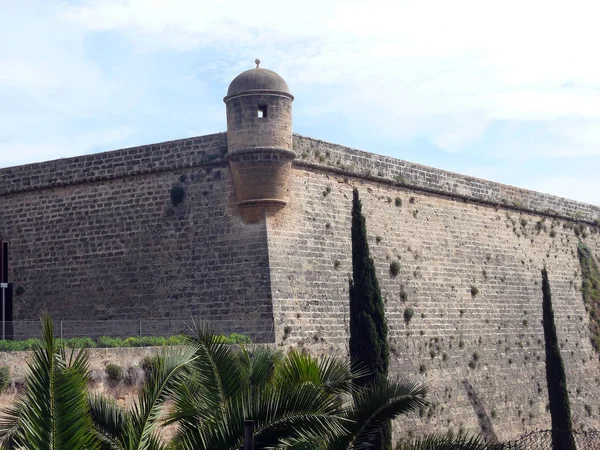 Palma Mallorca城墙 — 图库照片