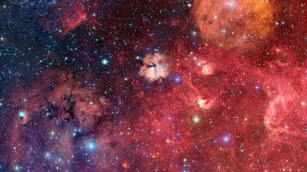 Galaxy Nebula Space Elements Image Furnished Nasa — Stock Photo, Image