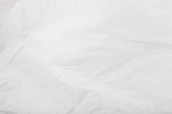 Buruşmuş Beyaz Kağıdın Dokusu — Stok fotoğraf