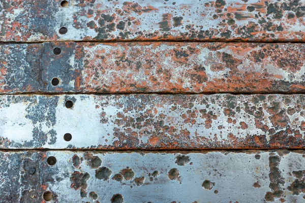 Полированная Металлическая Поверхность Следами Коррозии — стоковое фото