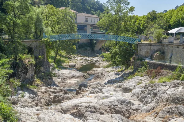 Krajina Kolem Vals Les Bains Francouzské Město Departementu Ardeche Nachází — Stock fotografie