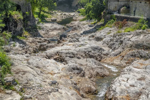 Paisaje Alrededor Vals Les Bains Una Comuna Departamento Ardeche Situada — Foto de Stock