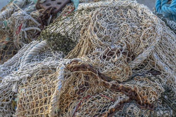 漁網が絡まったフレーム全体の写真 — ストック写真