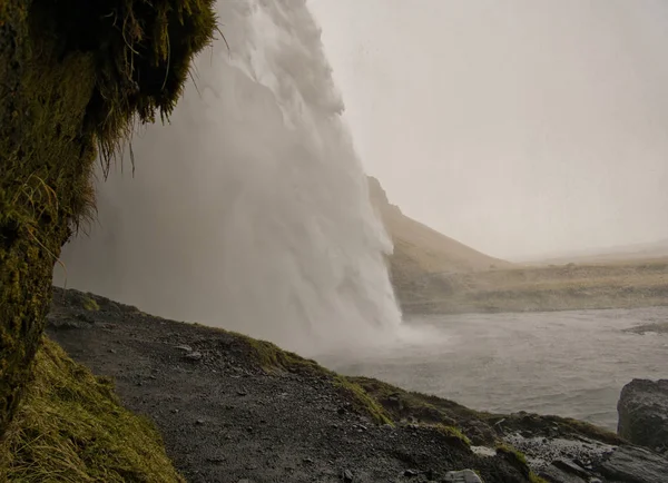 Belle Cascade Sur Fond Nature — Photo