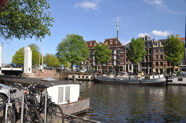 Amsterdan Terras Baixas Europa — Fotografia de Stock