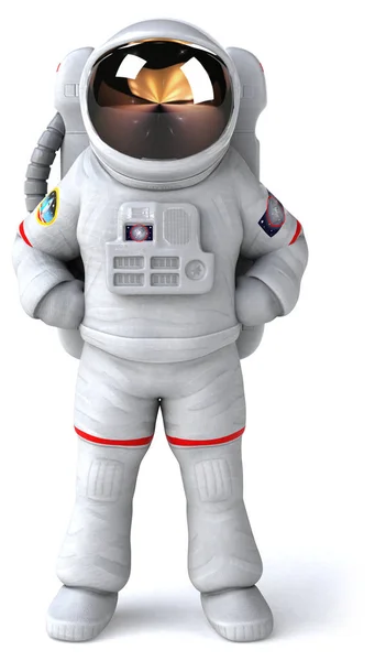 Astronaut Kleurrijke Illustratie — Stockfoto