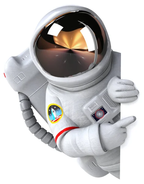 Astronaut Colorful Illustration — Stock Photo, Image