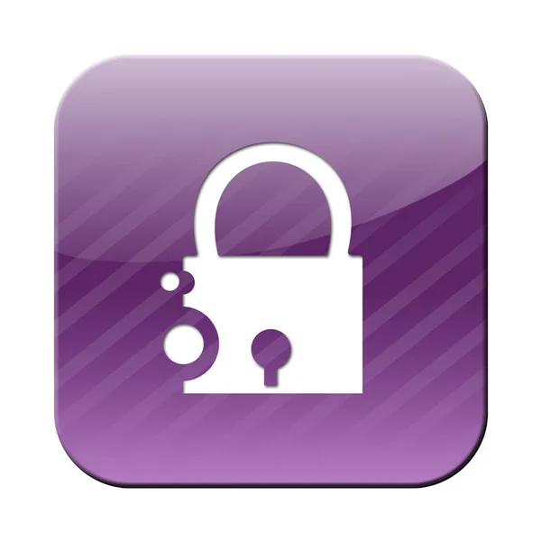 Padlock Icon Security Symbol — Stock Photo, Image