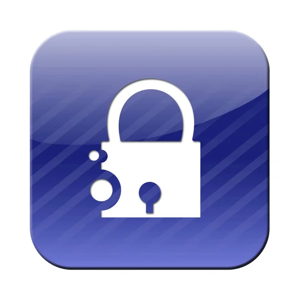 Padlock Icon Security Symbol — Stockfoto