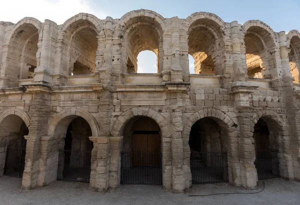 Das Römische Amphitheater Der Altstadt Von Arles Der Provence Süden — Stockfoto