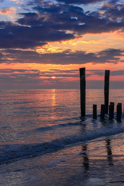 Piękne Nadmorskie Wrażenia Holandii — Zdjęcie stockowe