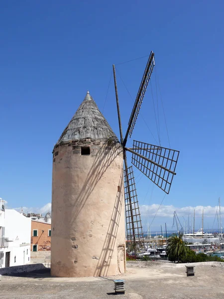 Windmolen Van Santa Catalina Palma Mallorca — Stockfoto