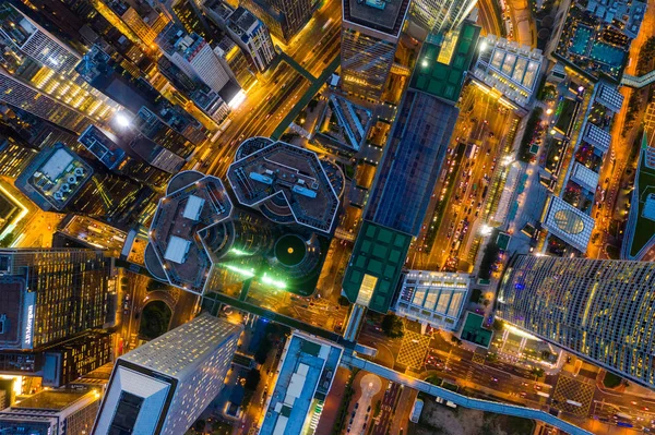 Central Hong Kong April 2019 Aerial View Hong Kong Urban — 图库照片