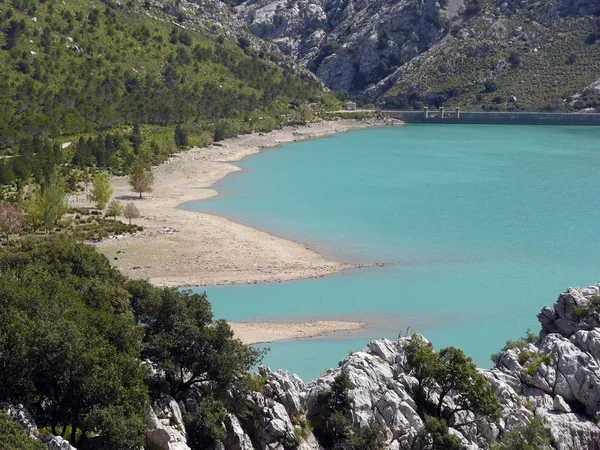 Reservoir Gorg Blau Mallorca — Stockfoto