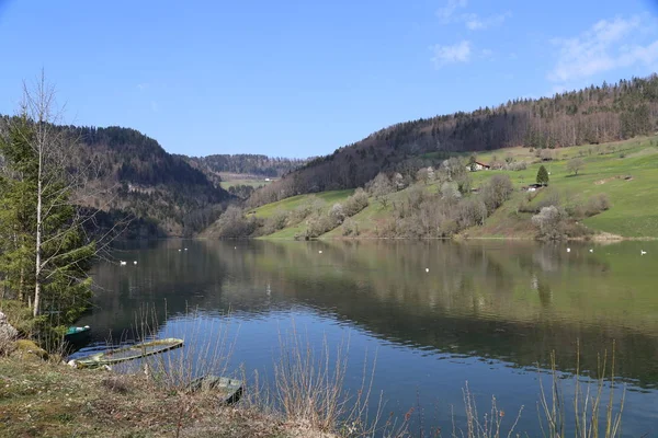 Bergmeer Bergen — Stockfoto