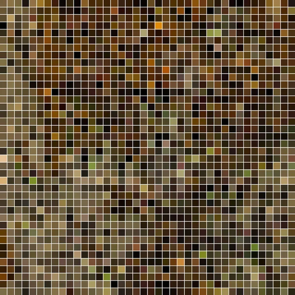 abstract  square pixel mosaic background - brown
