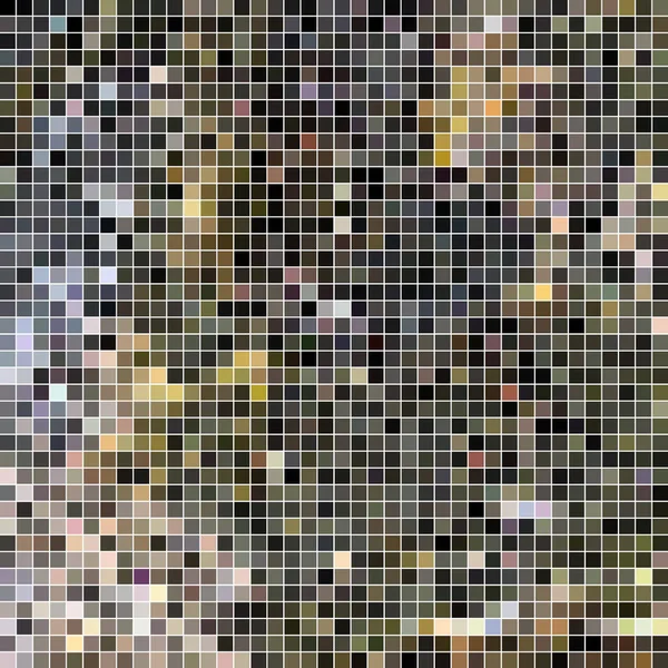 Fondo Mosaico Píxeles Cuadrados Abstractos Gris —  Fotos de Stock