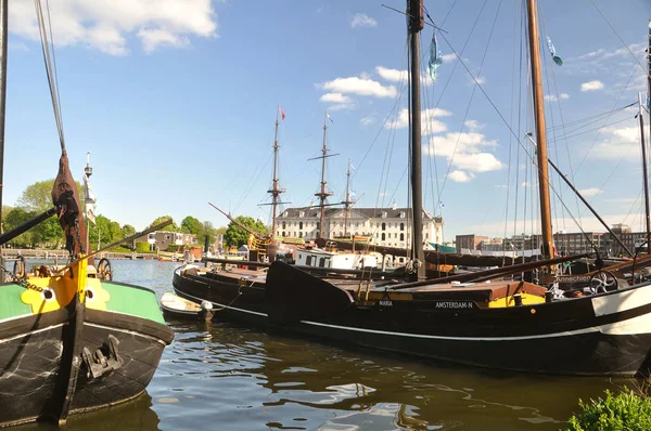 Amsterdan Terras Baixas Europa — Fotografia de Stock