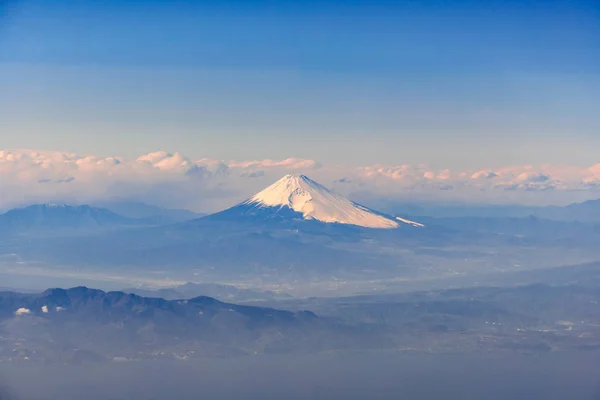 Widok Lotu Ptaka Fuji San Góra Fuji Przełomowa Góra Japonii — Zdjęcie stockowe