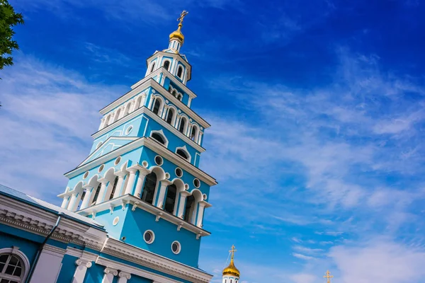 Katedra Wniebowzięcia Najświętszej Marii Panny Rosyjska Katedra Prawosławna Taszkencie Uzbekistan — Zdjęcie stockowe