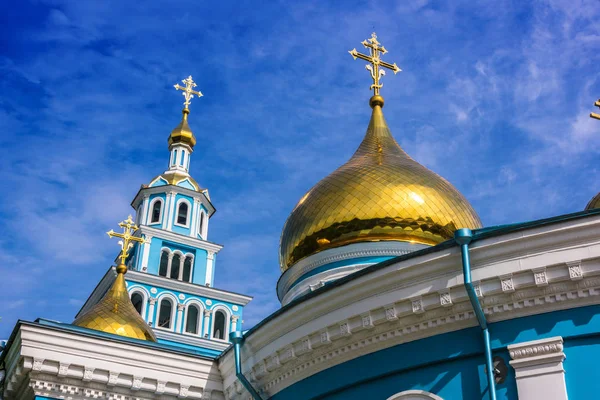 Собор Успіння Богородиці Або Дормітійського Собору Російський Православний Собор Ташкенті — стокове фото