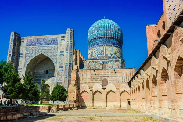 Bibi Khanym Moskén Samarkand Uzbekistan — Stockfoto