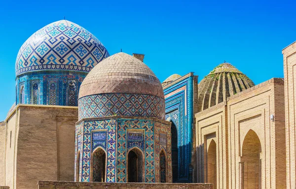 Shah Zinda Eller Shohizinda Den Levande Kungen Nekropol Samarkand Uzbekistan — Stockfoto