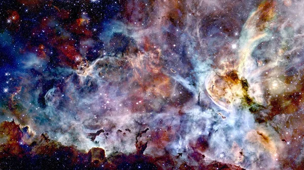 Ciel Nocturne Avec Beaucoup Étoiles Brillantes Fond Astro Naturel Éléments — Photo