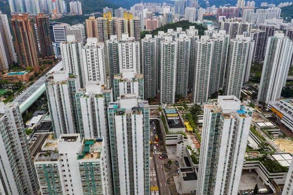 Sha Tin Hong Kong May 2019 Vista Superior Ciudad Hong — Foto de Stock