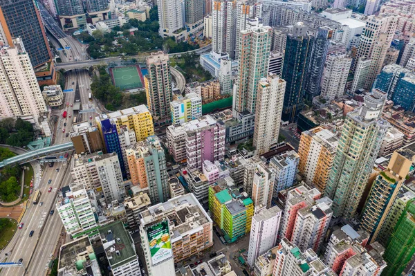 Hung Hom Hong Kong April 2019 Aerial View Hong Kong — 스톡 사진
