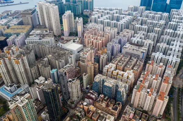 Naar Kwa Wan Hong Kong April 2019 Top View Hong — Stockfoto