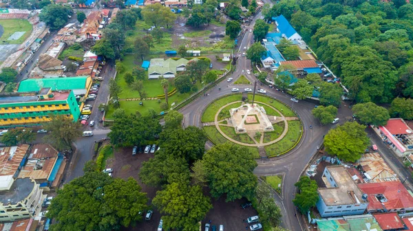 Vista Aérea Cidade Arusha Tanzânia — Fotografia de Stock