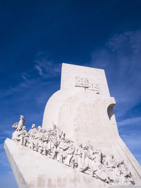 Monument Aux Découvertes Nouveau Monde Belem Lisbonne Portugal — Photo