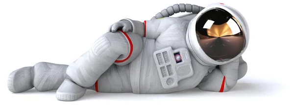 Divertente Astronauta Illustrazione — Foto Stock