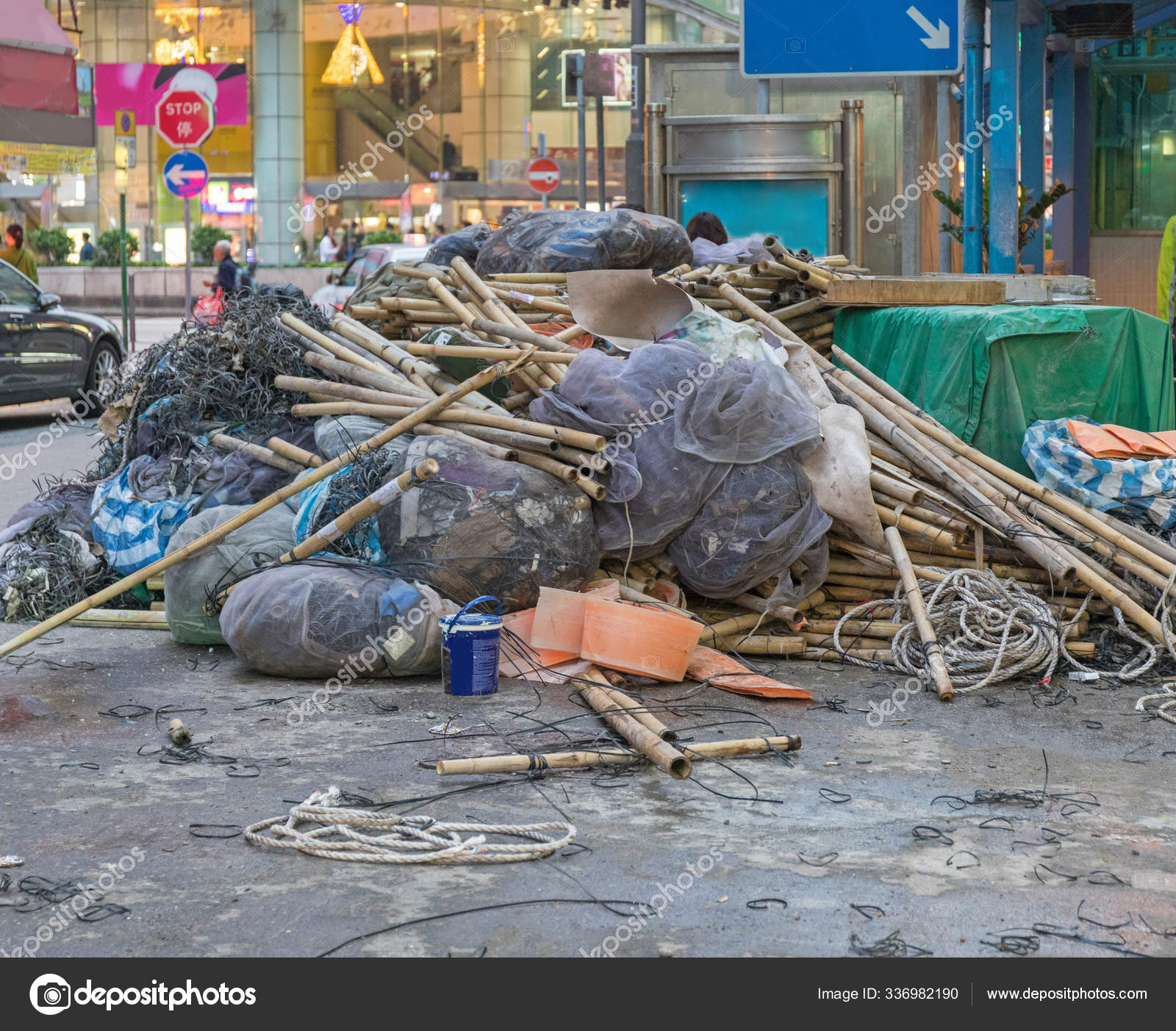 Grosser Mullhaufen Auf Baustelle Hongkong Stockfotografie Lizenzfreie Fotos C Panthermediaseller 336982190 Depositphotos