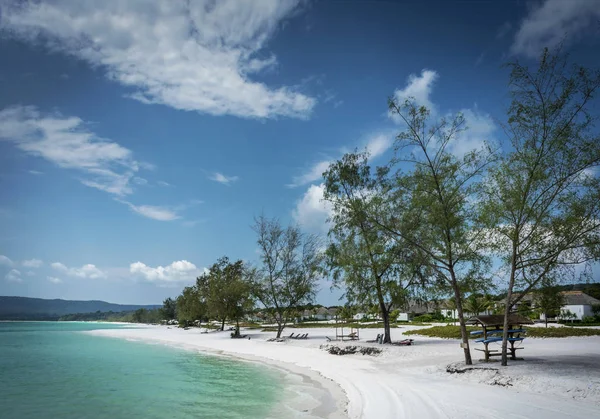 Vista Paraíso Longa Praia Resort Área Koh Forte Ilha Perto — Fotografia de Stock