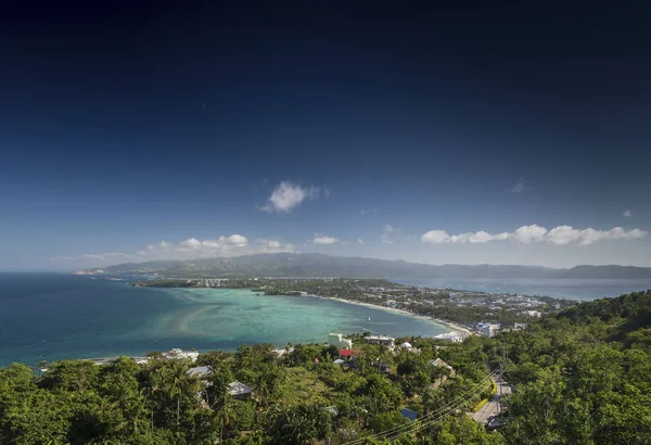 Vista Del Paisaje Isla Boracay Tropical Costa Las Filipinas — Foto de Stock