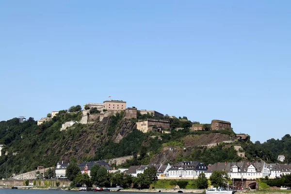 Ehrenbreitstein Koblenz Rhineland Palatinate Mosel Rhein Conservation Barracks Positions Fortress — стокове фото