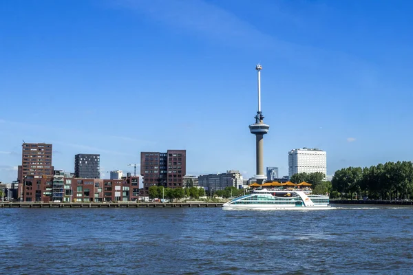 Europa Holanda Euromast Ciudad Rotterdam — Foto de Stock