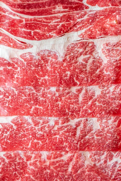 Wagyu Hovězí Steak Textura Usinf Jako Jídlo Pozadí — Stock fotografie