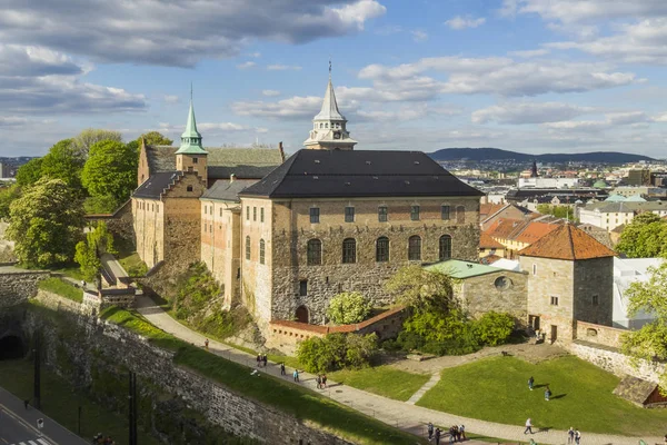 Norvégia Oslo Akershus Kastély — Stock Fotó