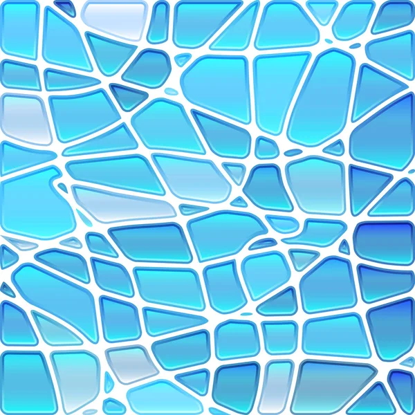 Abstract Stained Glass Mosaic Background Light Blue — Stock fotografie