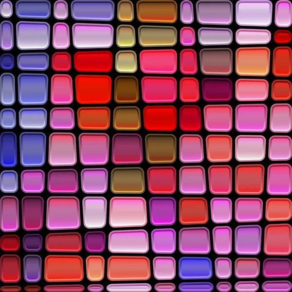 Abstrakt Färgat Glas Mosaik Bakgrund Röd Och Blå — Stockfoto