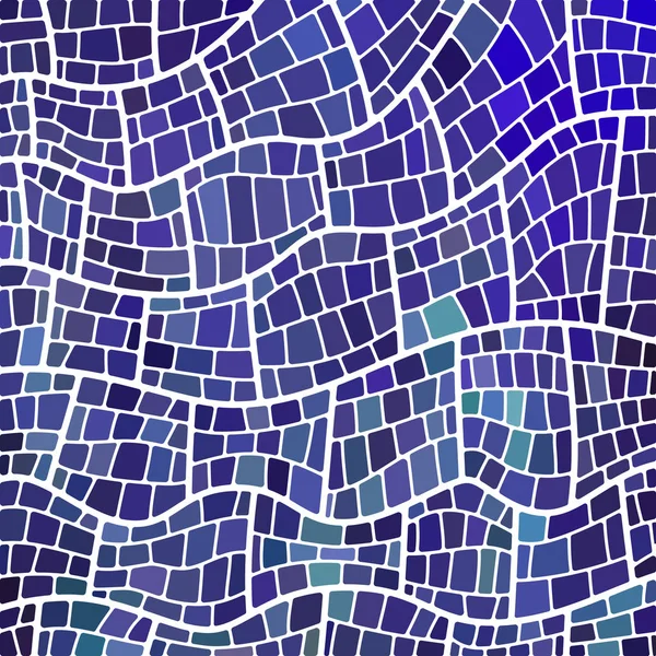 Fondo Mosaico Abstracto Vidrio Manchado Azul Violeta —  Fotos de Stock