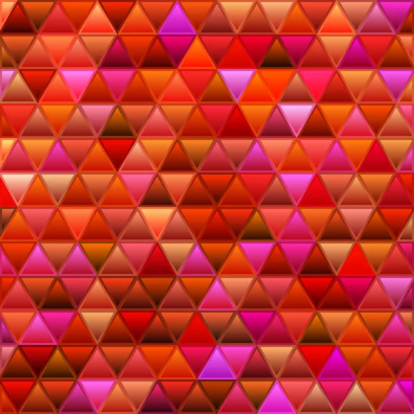 Abstrakt Färgat Glas Triangel Mosaik Bakgrund Röd — Stockfoto
