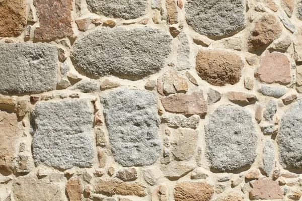 Πέτρες Τοίχος Πέτρινος Τοίχος Προμαχώνες Βίλα Καστίλη Και Λεόν Ισπανία — Φωτογραφία Αρχείου