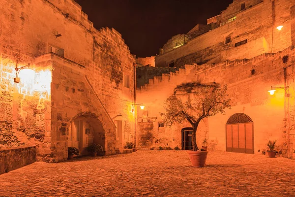 Ancient City Matera Basilicata Italy Town Rock — Stock Photo, Image