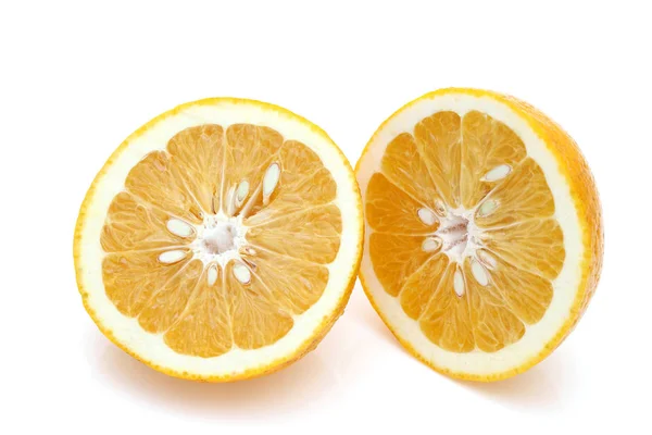 Japán Narancs Fán Japánban Közelről Amanatu — Stock Fotó