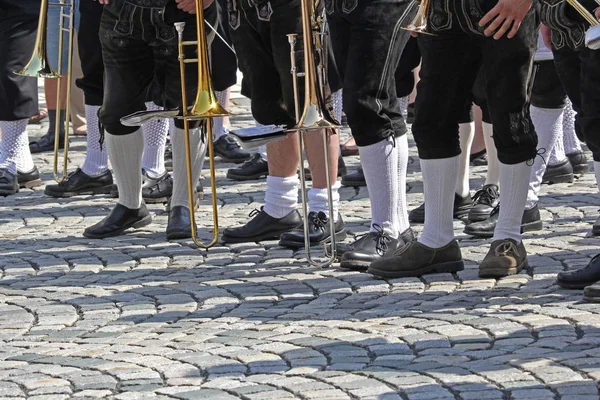 Detalj Ett Mässingsband — Stockfoto